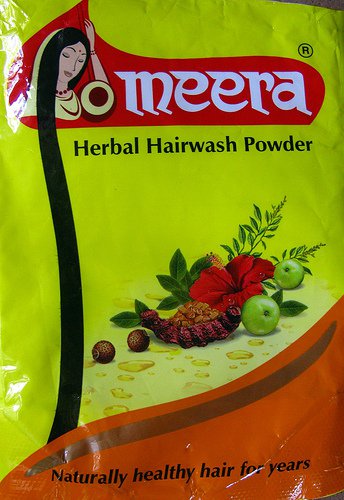 Herbal Hairwash with amla, tulsi, hibiscus, sheekakai, green gram, fenugreek