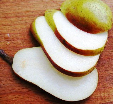 Cut pears - benefits