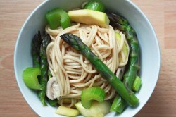 Kamut Udon Noodles with Veggies