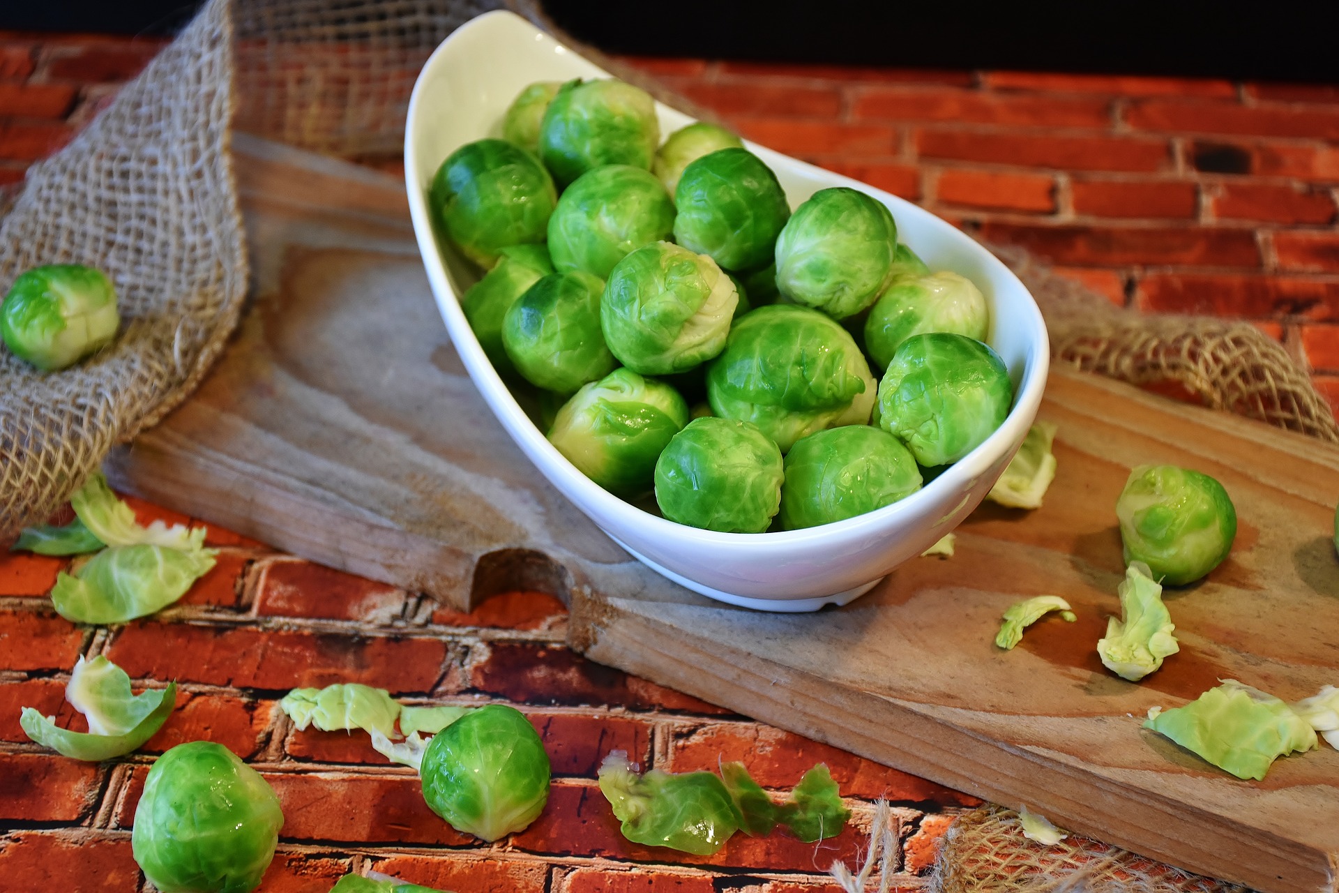 Roasted frozen brussel sprouts
