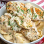 How to Make Asiago Tortelloni Alfredo With Grilled Chicken