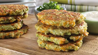 Broccoli Pancakes with Cheese Recipe