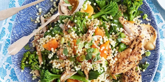 Smoked Mackerel and Pearl Couscous Salad Recipe